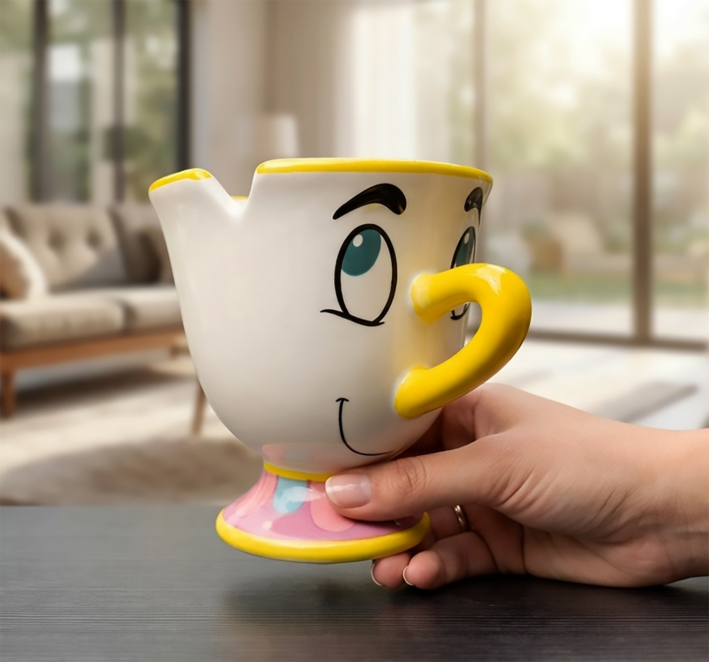 Taza Chip de la Bella y la Bestia