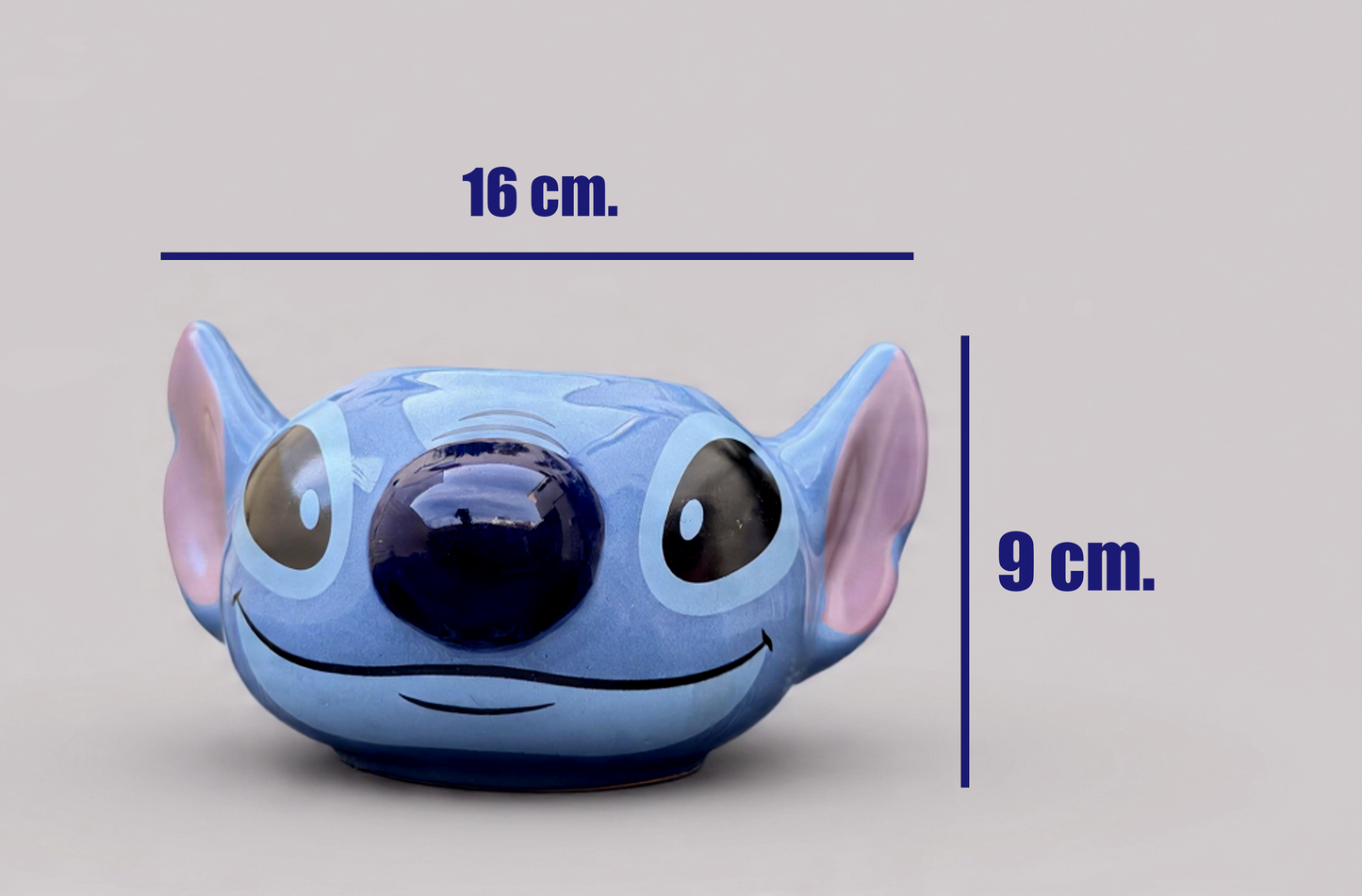 Taza de Stitch Sonriente en 3D - Tazas Lilo & Stitch