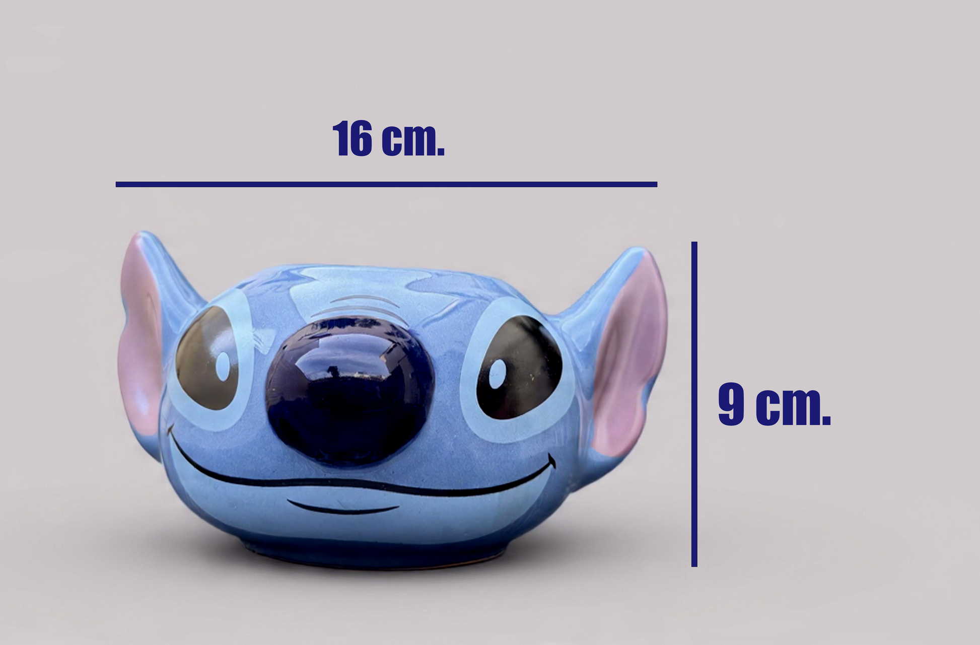 Taza de Stitch Sonriente en 3D - Tazas Lilo & Stitch