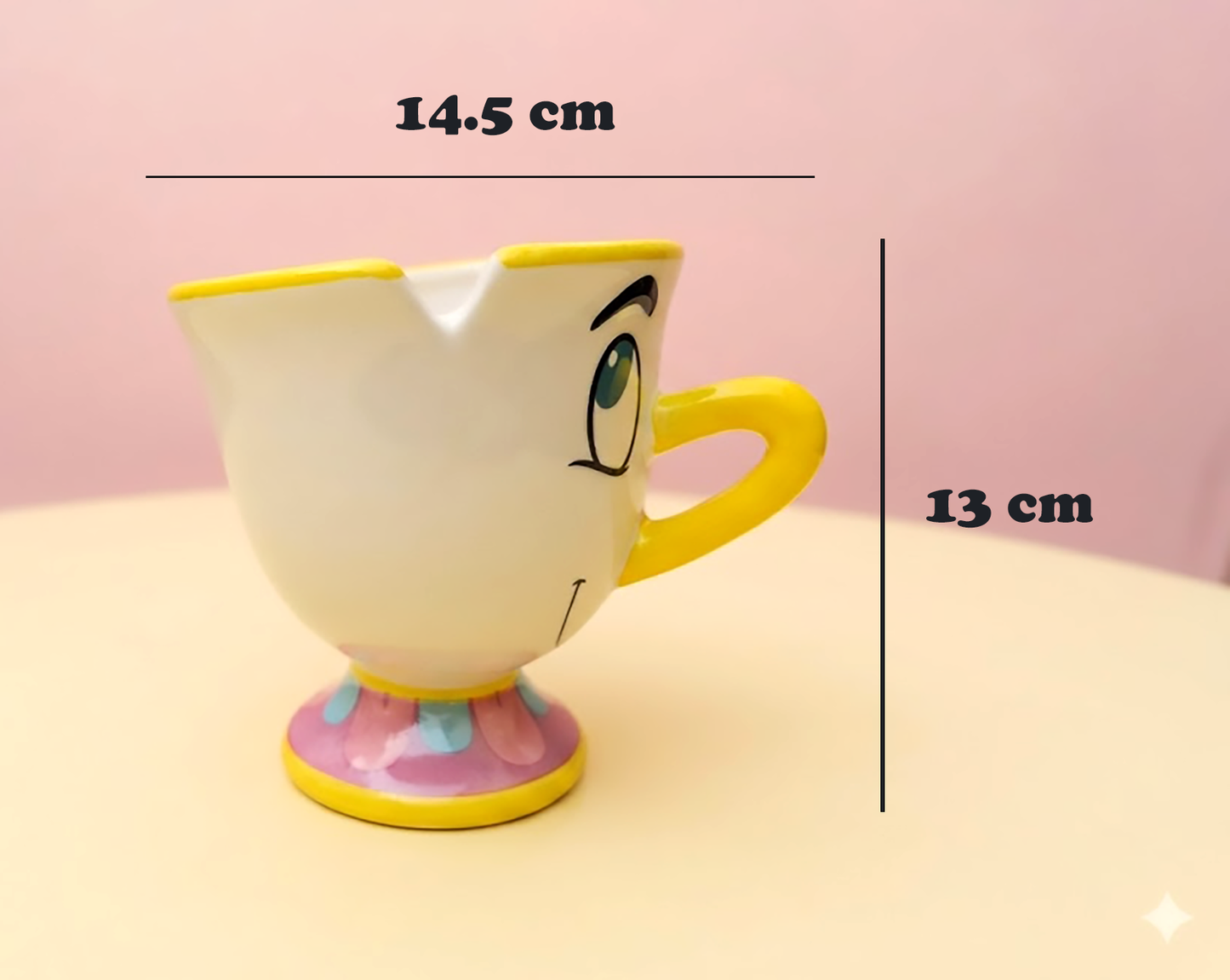 Taza Chip de la Bella y la Bestia 