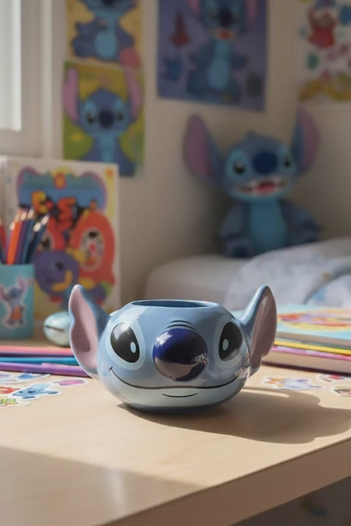 Taza de Stitch Sonriente en 3D - Tazas Lilo & Stitch7