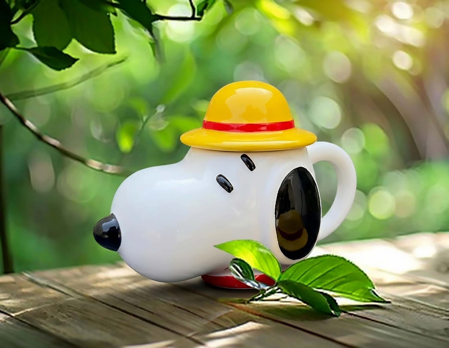 Taza Snoopy estilo One Piece EDICIÓN LIMITADA