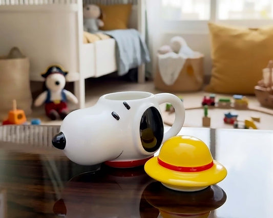 Taza Snoopy estilo One Piece - Edición Limitada